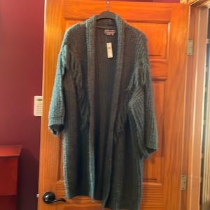 Anthropologie fringe cardigan